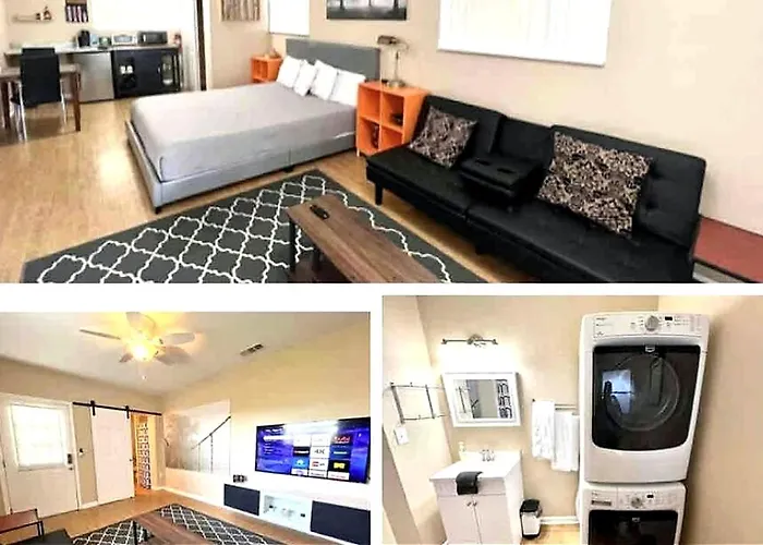 Central Private King Suit Washer Dryer 2 Miles To Hospital